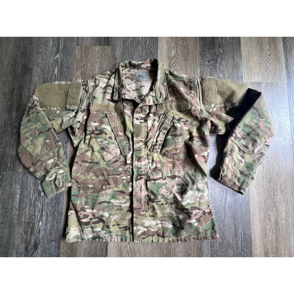 US Military OCP Multicam Combat Coat Mens Small Short Camo Tactical Field Jacket